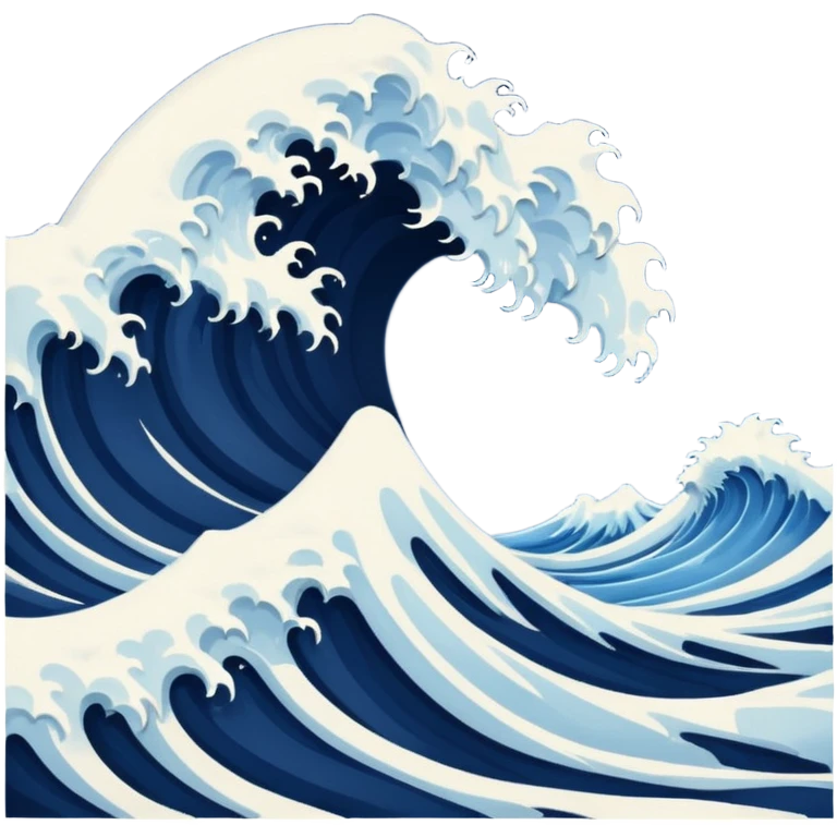 MAKE AN OCEAN WAVE LOOKS SCARY make it  500x500  emoji