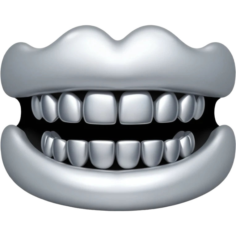silver grillz emoji