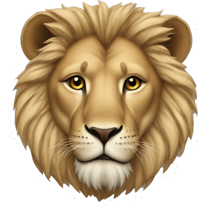 lion portrairt emoji