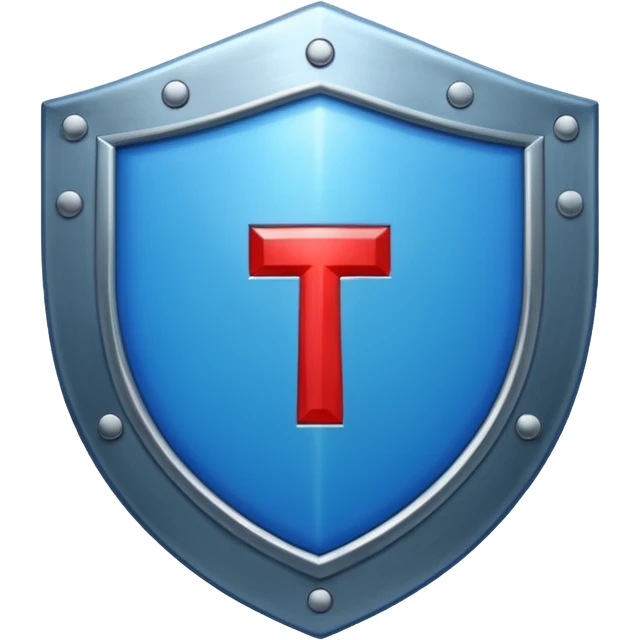 shield with a blue I on it emoji