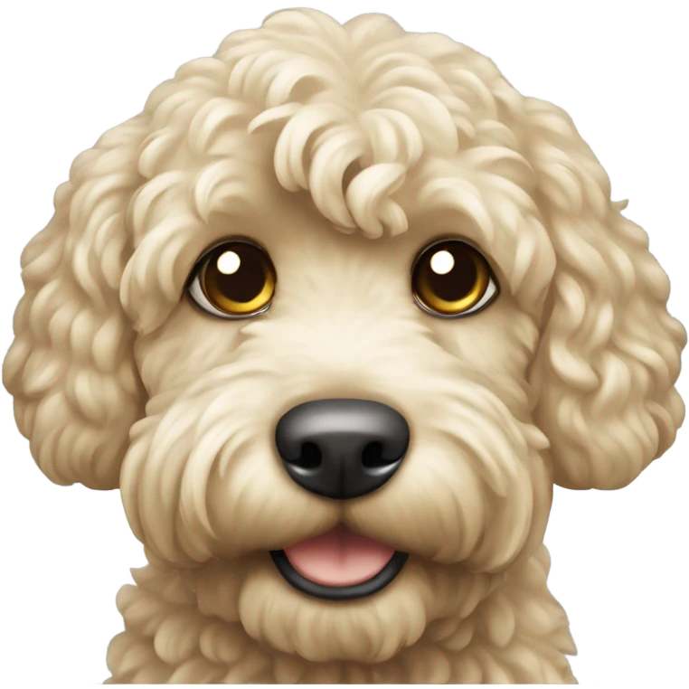 Cream Cockapoo emoji