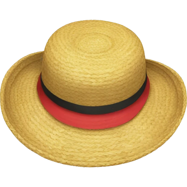 One Piece Straw Hat LOGO emoji