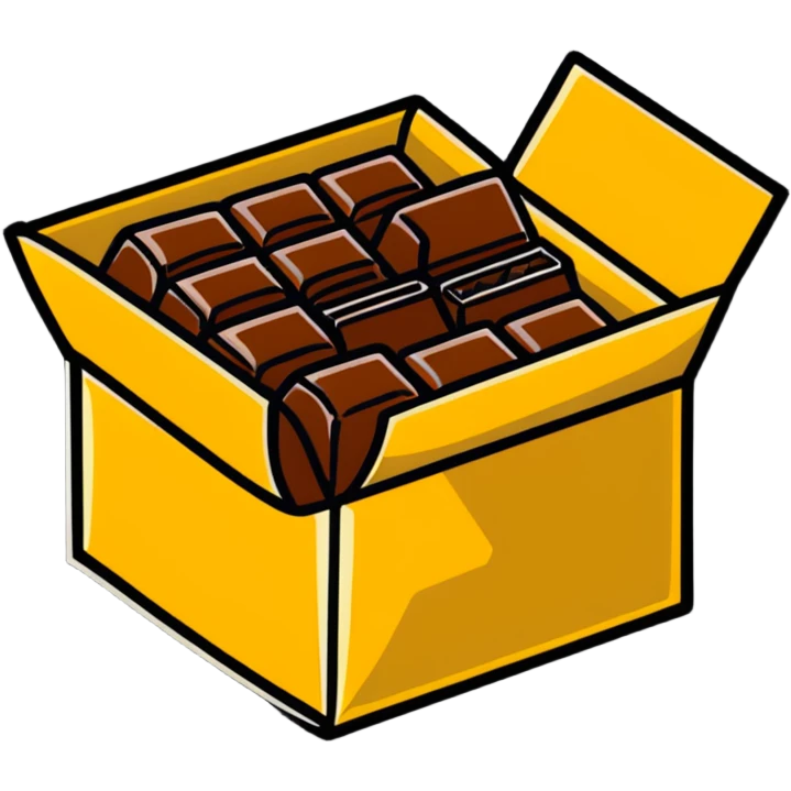 box of chocolates emoji