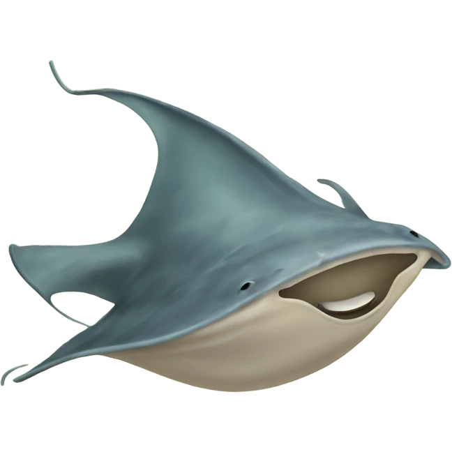 Jumping stingray emoji