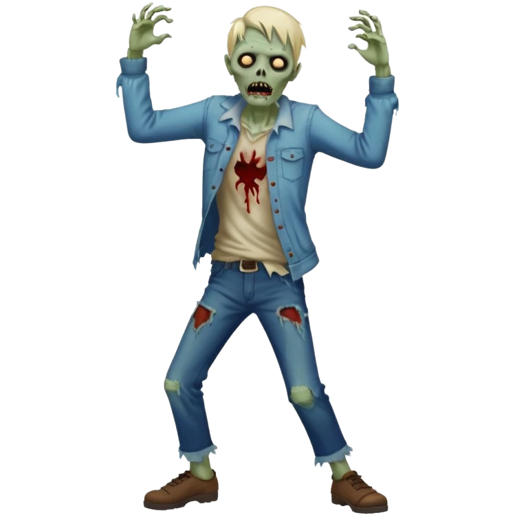 Zombie dancing  emoji