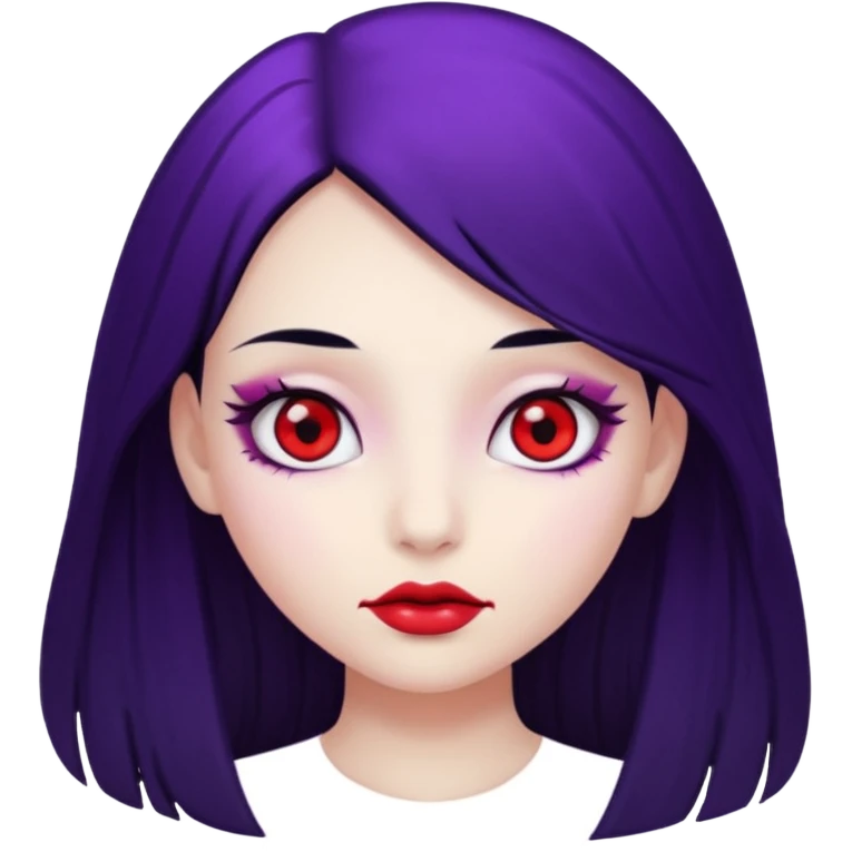 Démon fille violet emoji