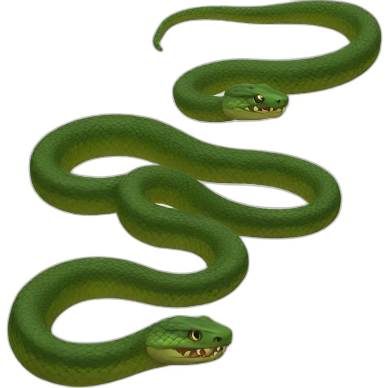 Snake evil emoji