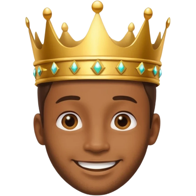 🫠🤴🏽 emoji