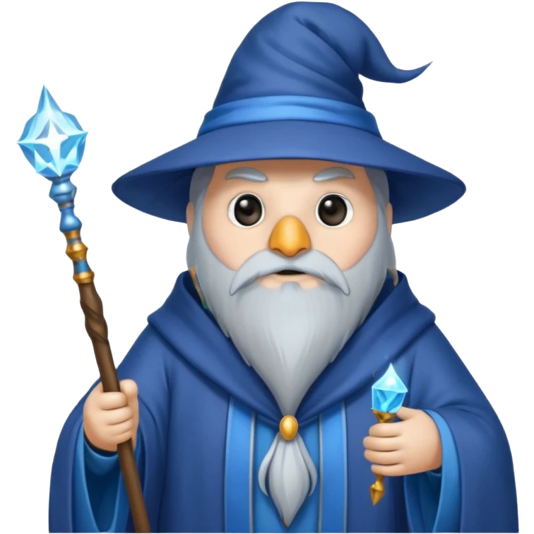 Penguin Wizard emoji
