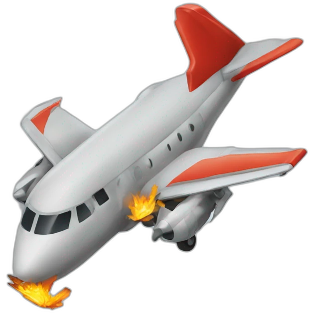 Avion qui ce crash emoji