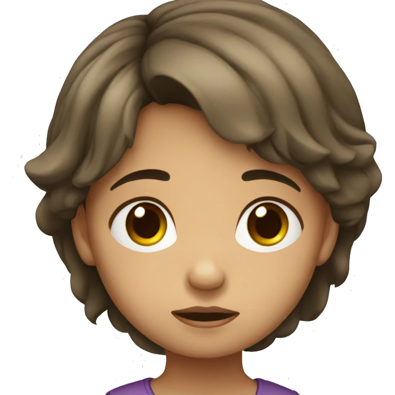 niño triste mujer emoji