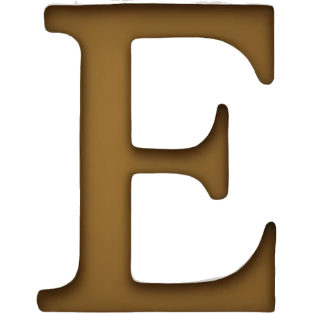 letter E emoji