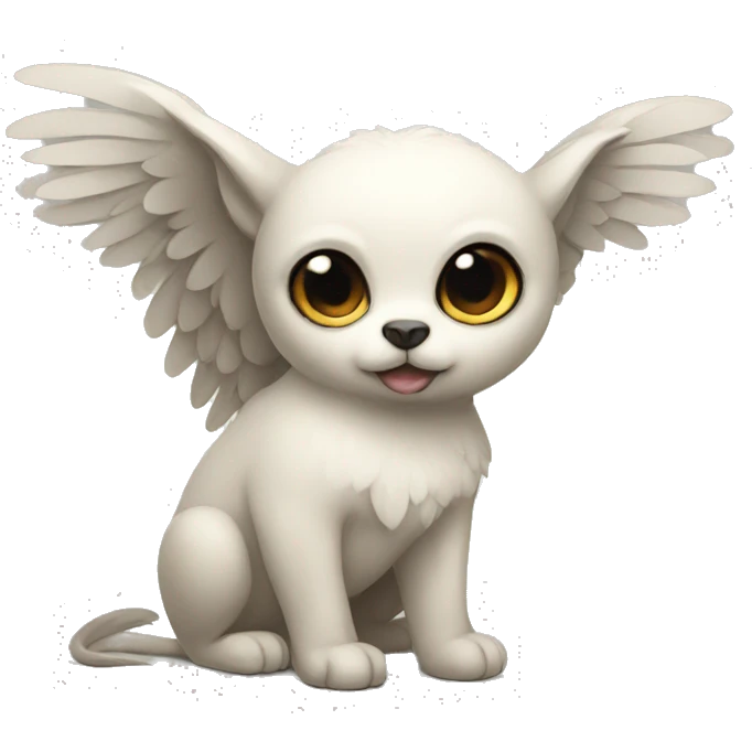 Cute cool winged animal hybrid  emoji