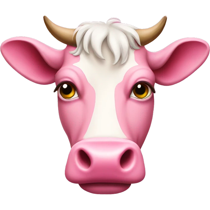 pink cow emoji