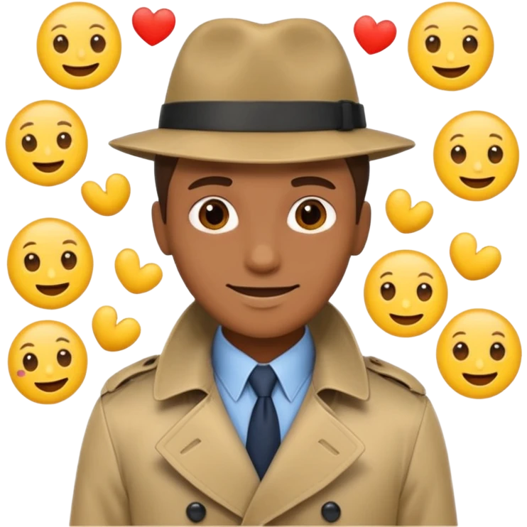 a detective film - several emojis emoji