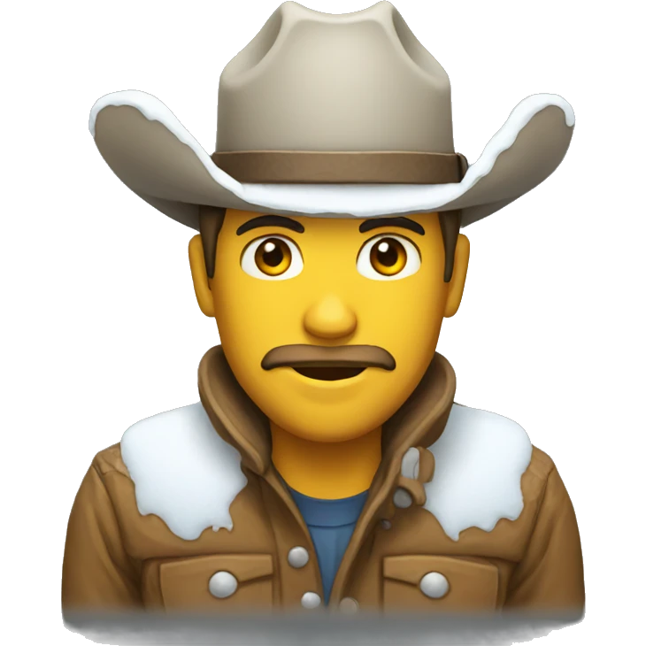 snow cowboy emoji