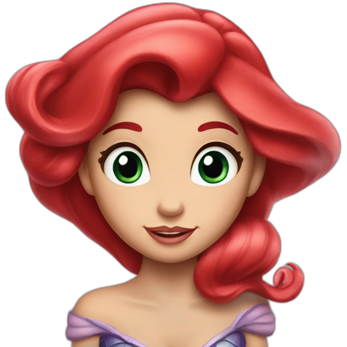 the little mermaid ariel emoji
