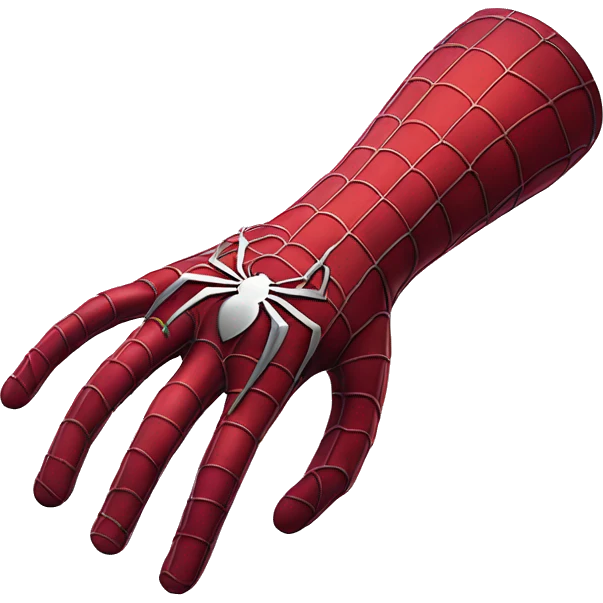 Spider-Man prosthetic arm emoji