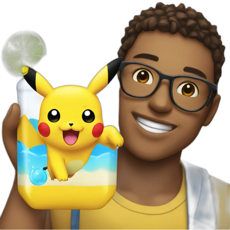 pickachu with caprisun emoji
