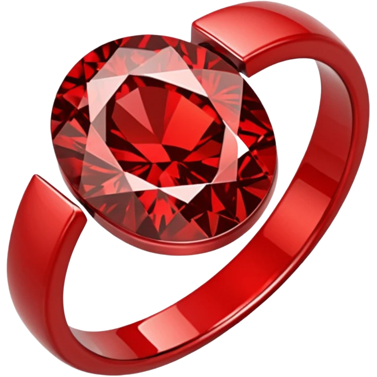 red ring marry red diamond emoji