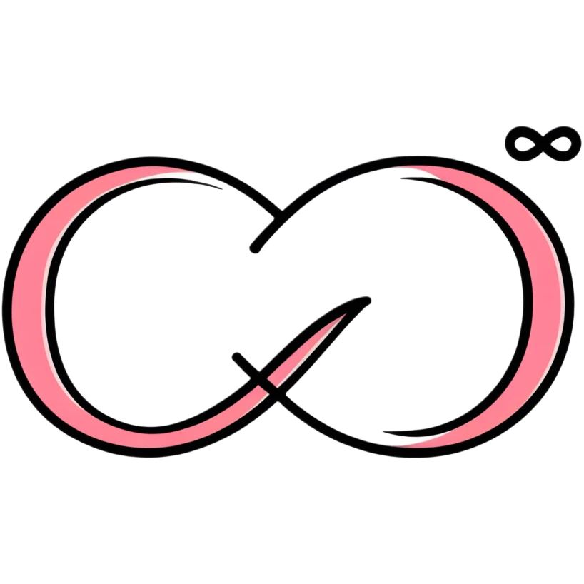 infinity love symbol emoji