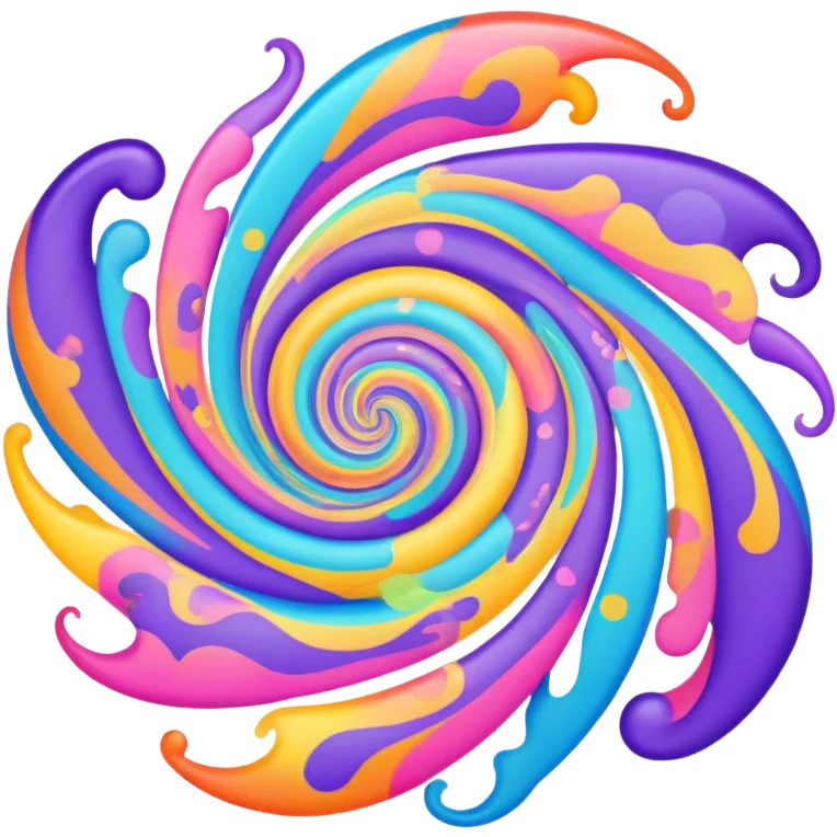 psychedelic pattern emoji