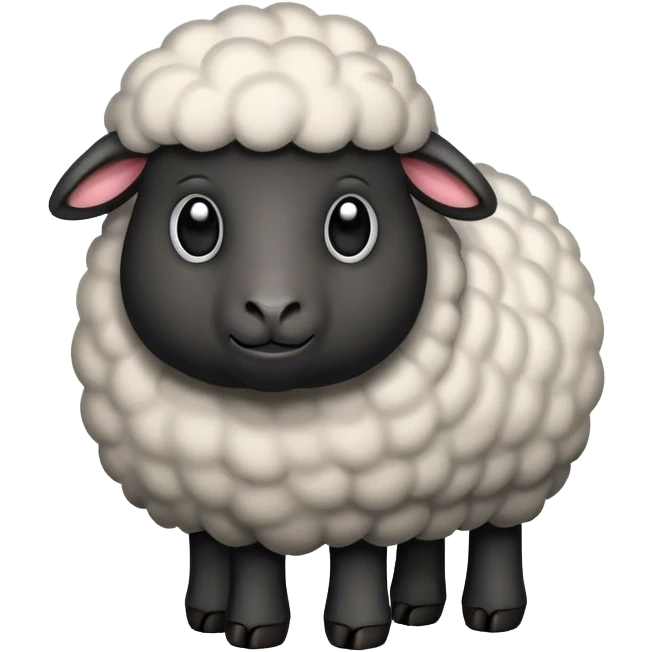 Black sheep emoji