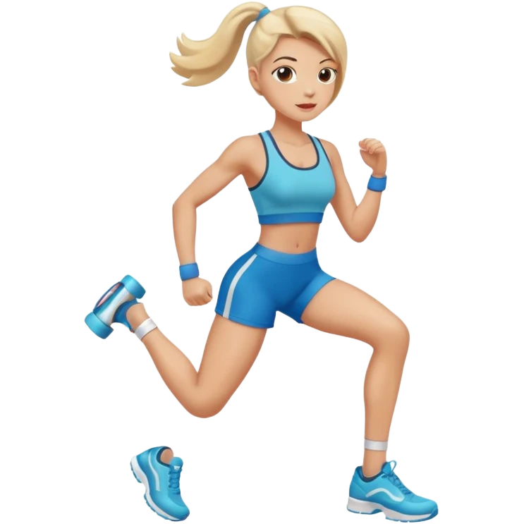 girl doing pumps emoji