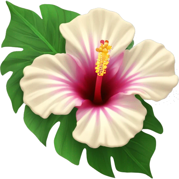 hibiscus flower emoji