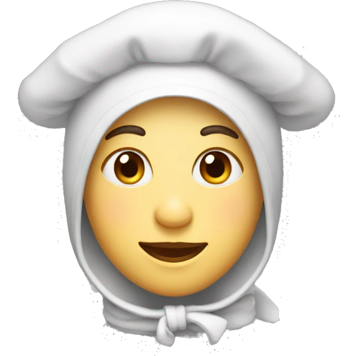 face with bonnet emoji