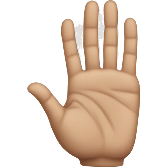 hand making a W with fingers emoji