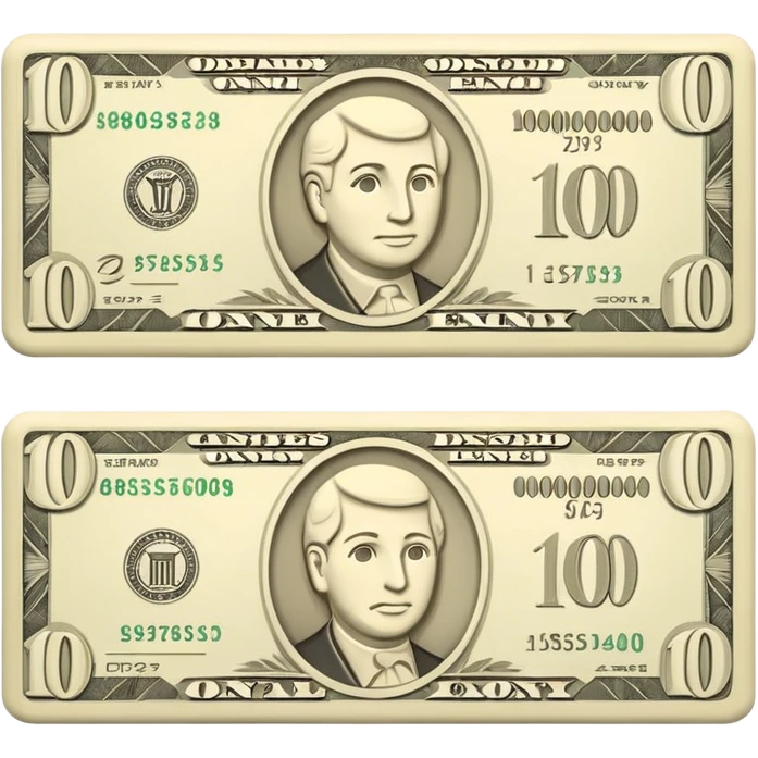 plain ivory money emoji