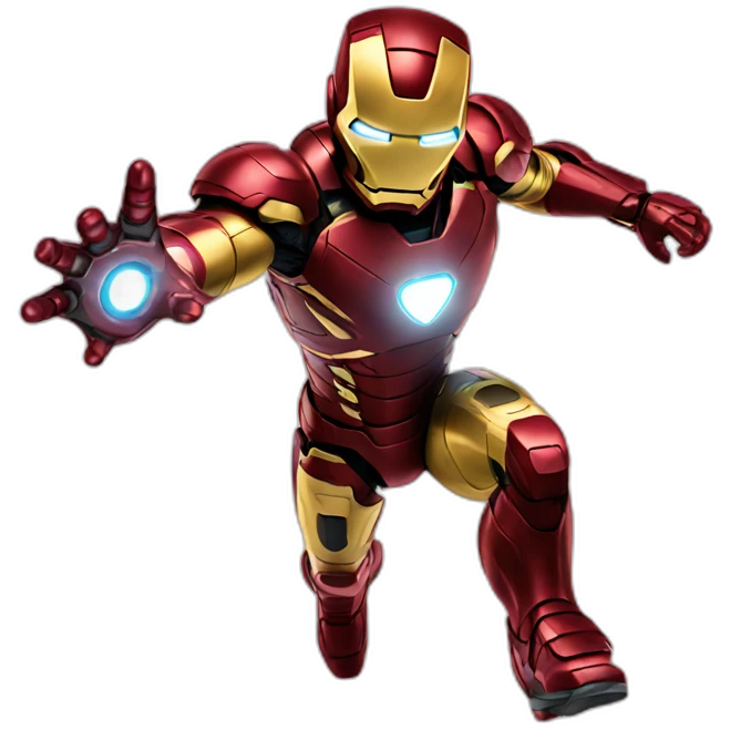 ironman flying emoji