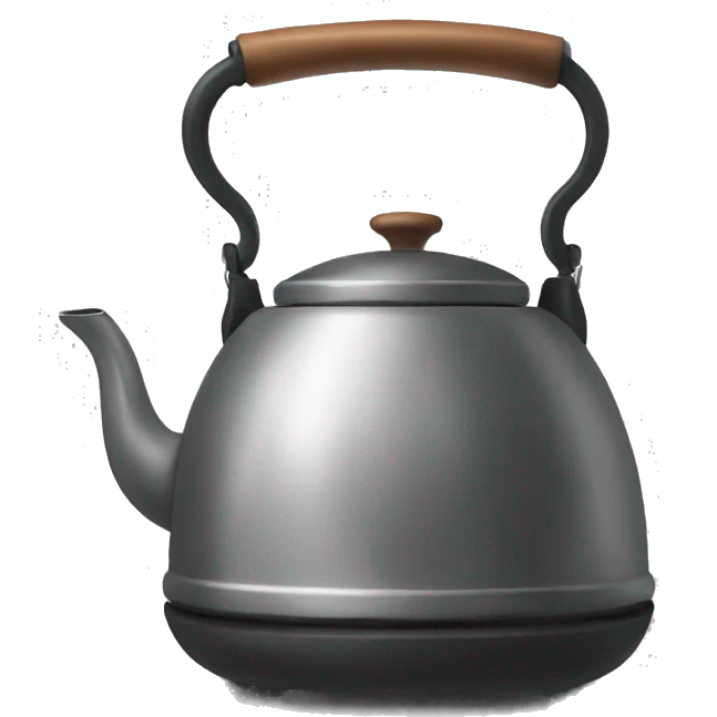 Kettle minimal steamy emoji