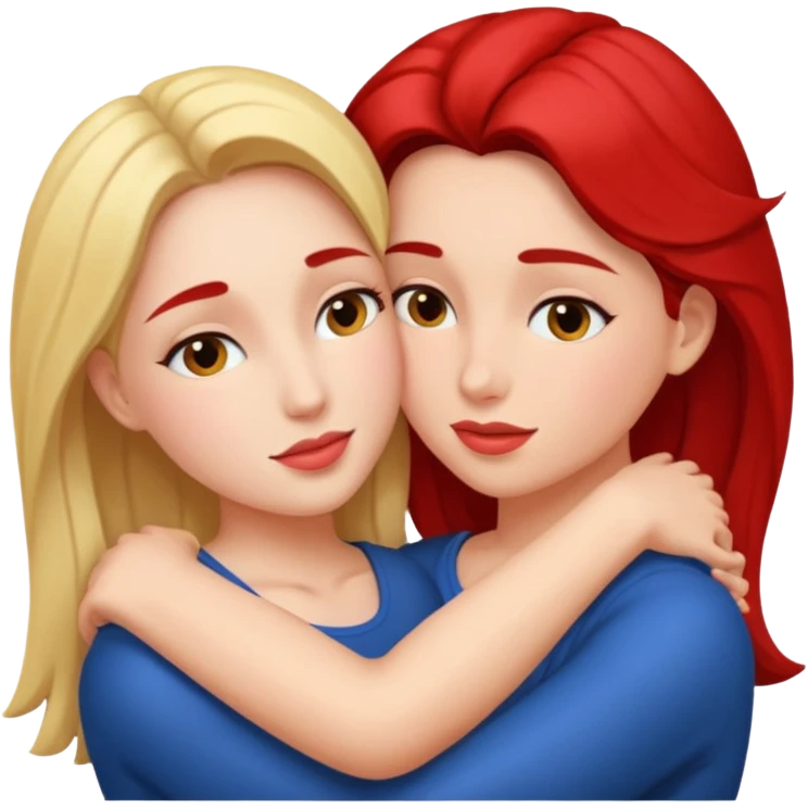 hot naked women kissing emoji