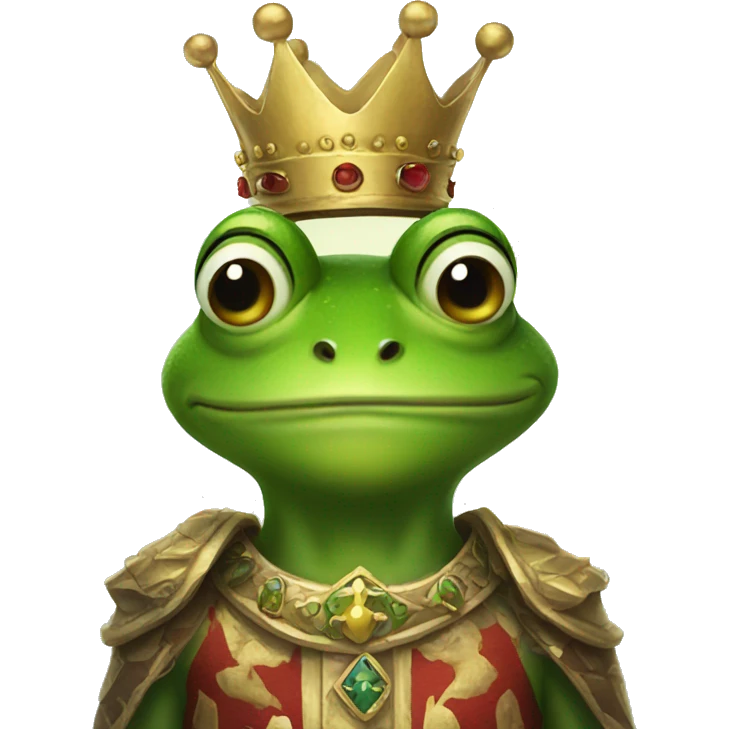 frog king emoji