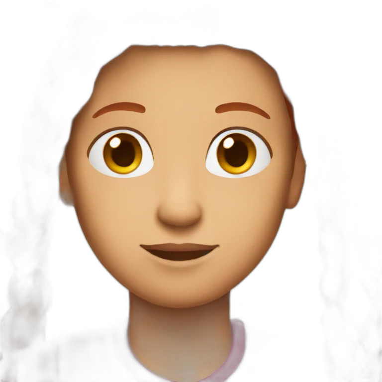 straight-red-hair-moddeling emoji