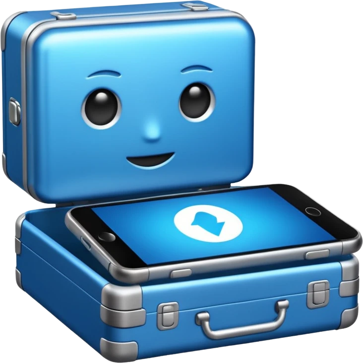 create a realistic emoji showing a logictic ai emoji