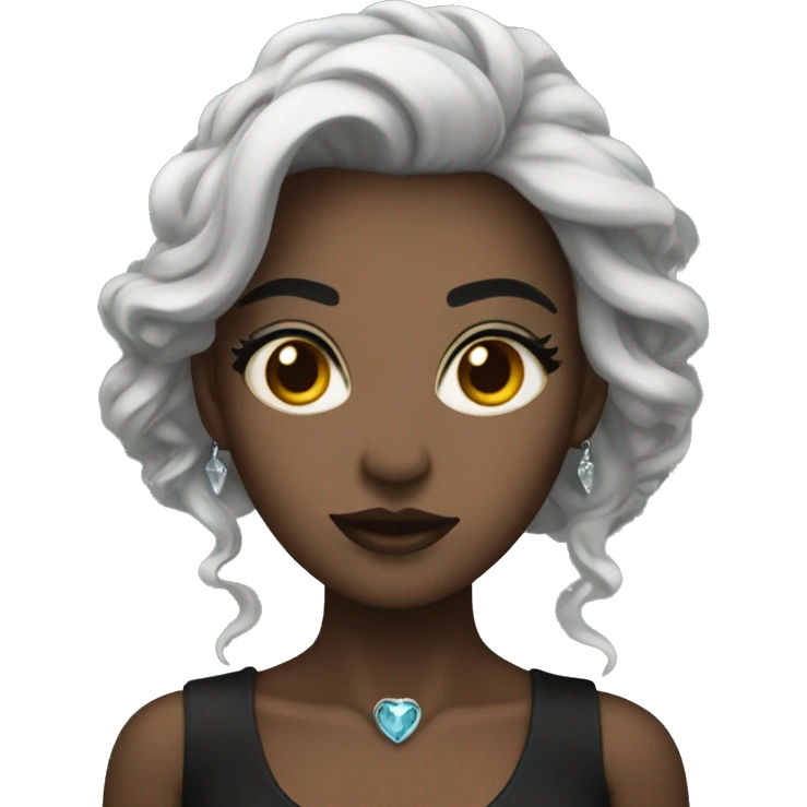 dark allure of a beauty emoji