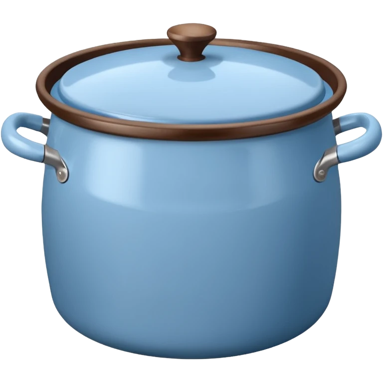 cooking pot powder blue   emoji