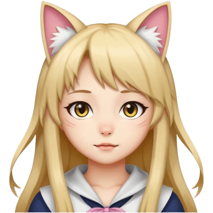 Neko girl emoji