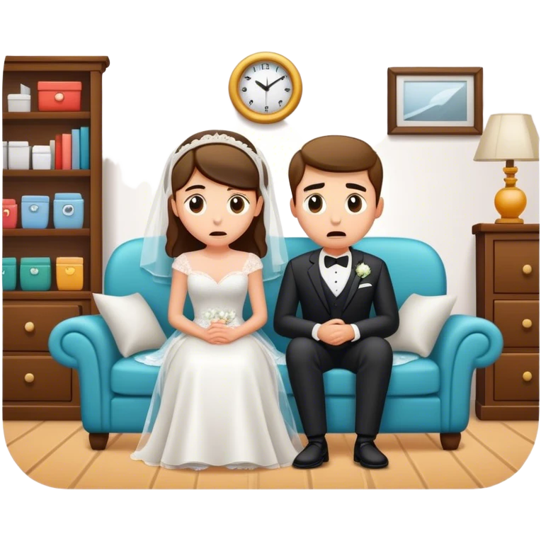 The newlywed couple's furniture store is agonizing emoji