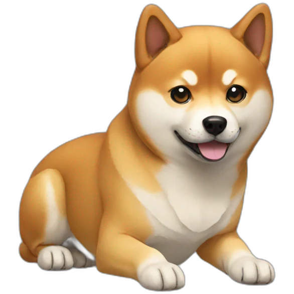 shiba-dog-dot emoji