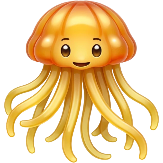 a bundle of transparent jelly noodles emoji