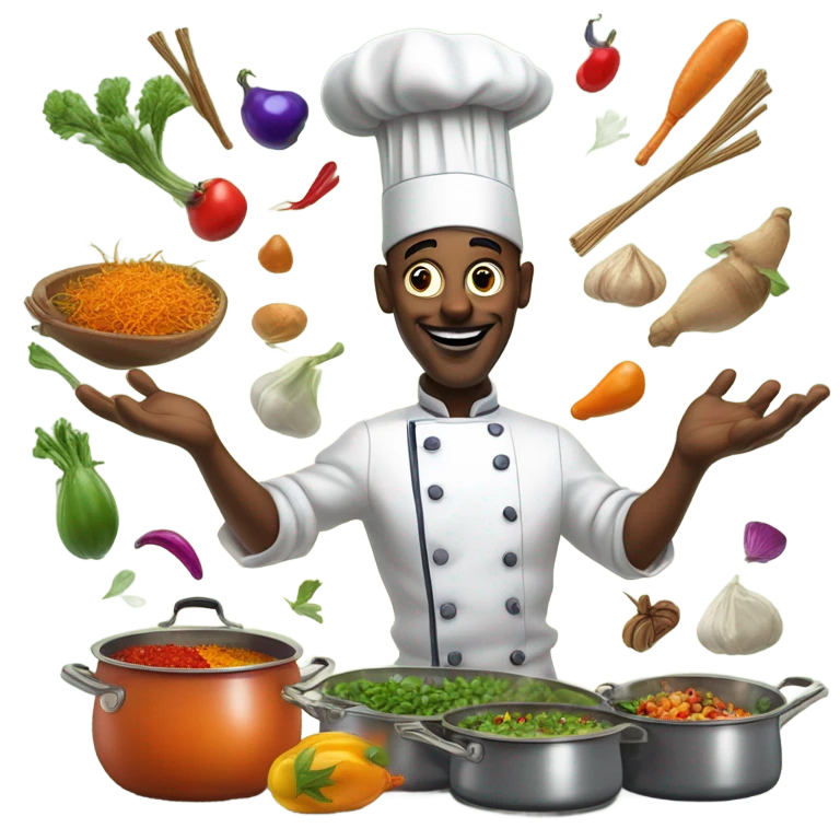Crazy cooking emoji