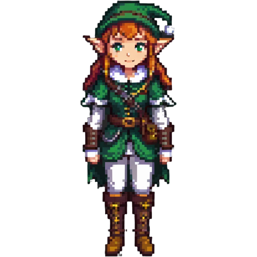 female elf adventurer emoji