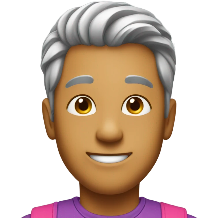 A zesty man emoji