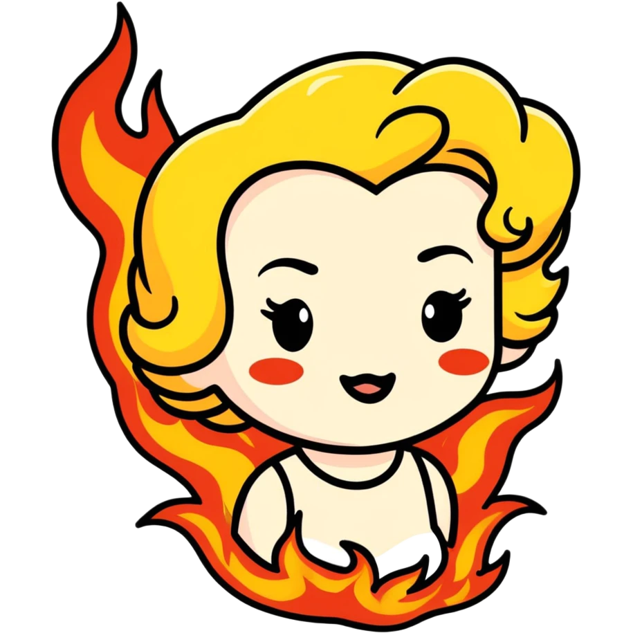 MONROE on fire emoji