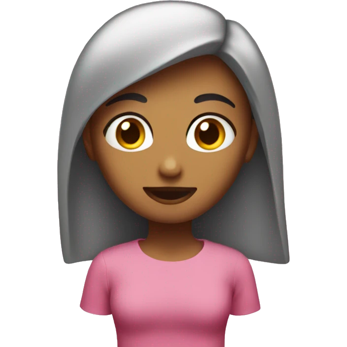 make it a girl show only face emoji