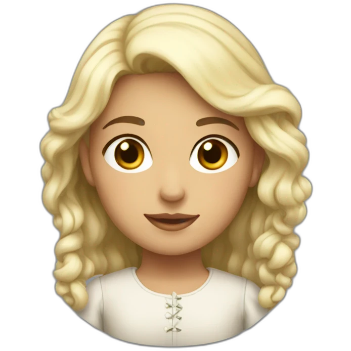 Georgian girl emoji